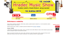 Desktop Screenshot of hradecmusicshow.cz