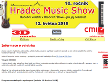Tablet Screenshot of hradecmusicshow.cz